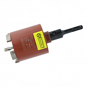 Коронка алмазная 72 мм Hilberg Industrial Laser Micro Hit под пылеудалитель HI825