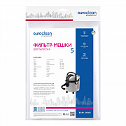 Фильтр-мешки Euroclean синтетические 5 шт для KARCHER WD 3