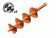 Шнек для грунта Carver GDB-200/2 двухзаходный