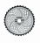 Нож для бензо/электрокосы GS-W Ultra-Pro 255x25,4x1,3 36T