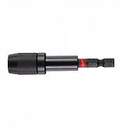 Держатель бит магнитный 1/4" HEX 73мм Milwaukee SHOCKWAVE™ с фиксатором