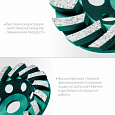 Алмазная шлифовальная чашка KRAFTOOL Turbo INDUSTRIAL 125