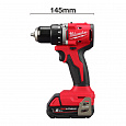 Аккумуляторная дрель-шуруповерт Milwaukee M18 BLDDRC-202C (4933492833)
