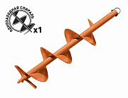 Шнек для грунта Carver GDB-200 однозаходный