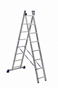 Двухсекционная лестница Алюмет Серия H2 5208