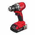 Аккумуляторная дрель-шуруповерт Milwaukee M18 BLDDRC-202C (4933492833)