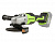 Аккумуляторная УШМ Greenworks GD24AGK4, 24V,  бесщеточная, c 1хАКБ 4 Ач и ЗУ